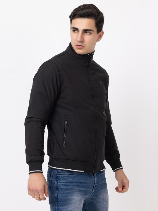 FELT FILLING JACKET WITH KNITTED COLLAR | Octave